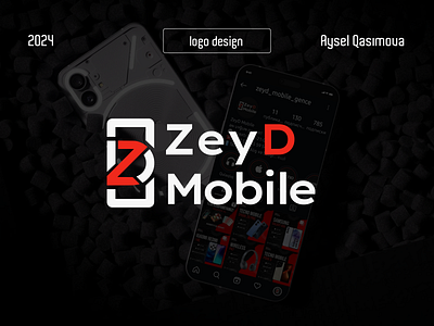 Electronic Shop "ZeyD Mobile" branding business electronic graphic design logo phone ui