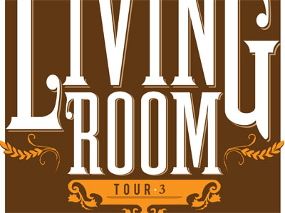 Living Room Tour 3 poster typography