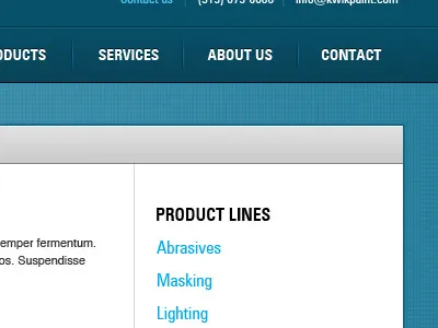 Product Page - Client work
