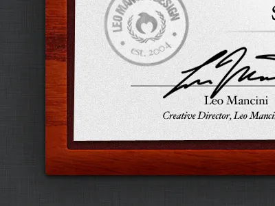 Certificate of Awesomeness