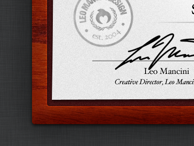 Certificate of Awesomeness
