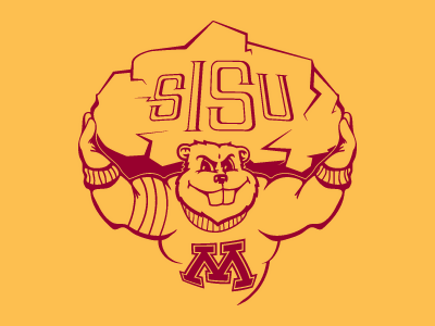 Gopher Football design logo shirt