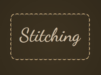 Stitching CSS Border-Image border css html stitching