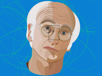 Larry David Illustration art creative design illustration poster