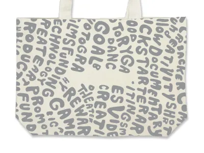 Tote Bag drawing tote type wip