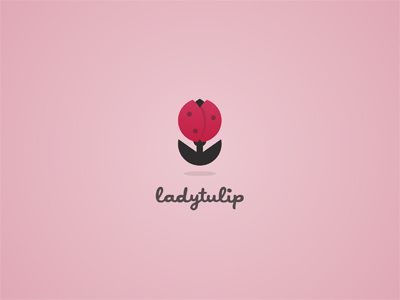 Ladytulip bug flower ladybug pink tulip