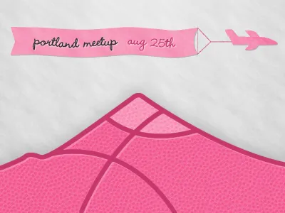 Portland Meetup dribbble meetup mountain portland