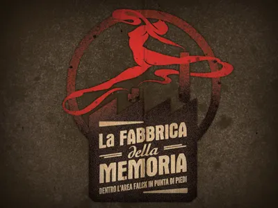 La fabbrica della Memoria logo dancer factory logo vintage