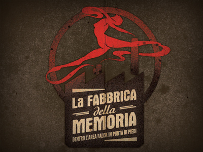 La fabbrica della Memoria logo dancer factory logo vintage