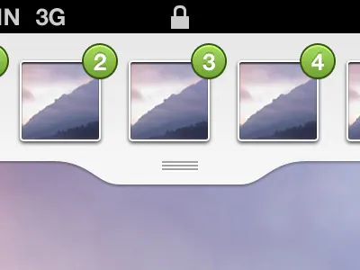 Secret App app apple camera interface ios iphone retina ui ux