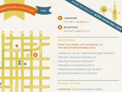 pratt wedding map invitation map wedding