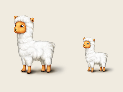 Mud horse alpaca horse mud