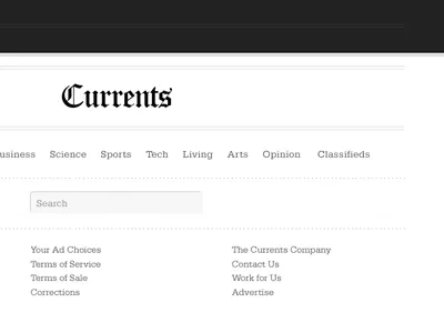 Currents news theme white