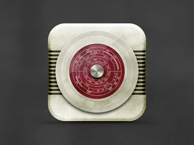 Retro Radio Icon icon ios