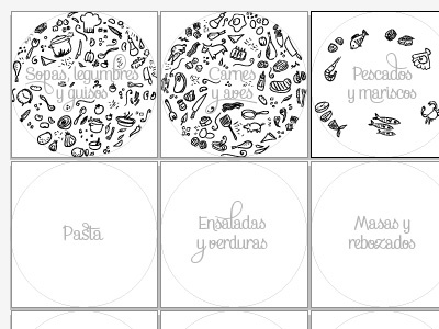 food food food blob brush tool brush circle food full hand drawn illustration illustrator