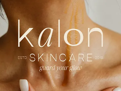 Kalon Skincare branding design logo skincare