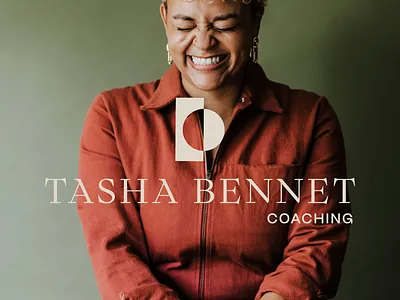 Tasha Bennet Lifecoach Logo brand brand design branding classic logo lifecoach minimal logo therapy