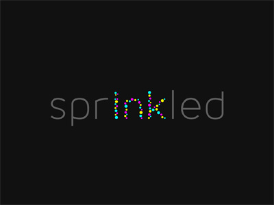 Sprinkled Ink ink logo sprinkle