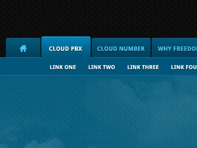 Tabbed Nav Concept (WIP) blue dark navigation sub navigation tabbed navigation texture ui