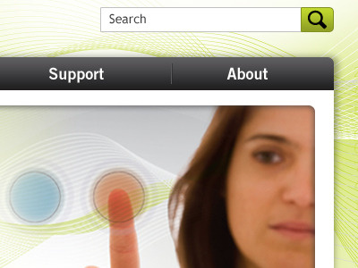 Clean layout; Crazy Background background rounded corner