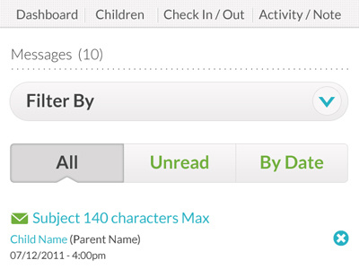 Sort By drop down filter message mobile site sort by