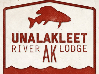 Unalakleet River Lodge - Alaska alaska emblem fish fishing lodge logo outdoors typography