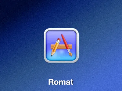 Romat App Store app store brush iphone ipod pencil romat store theme