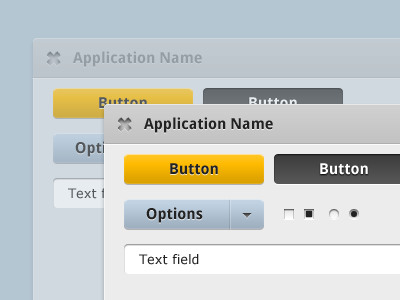 UI Elements - Buttons and windows buttons gui ui