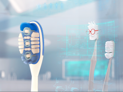 Colgate 3d animation colgate commercial glasses lab maya previs scientist toothbrush