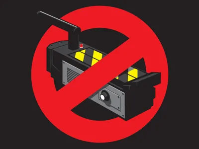 No Ghostbusting buster design ghost glennz illustration illustrator shirt tee trap vector