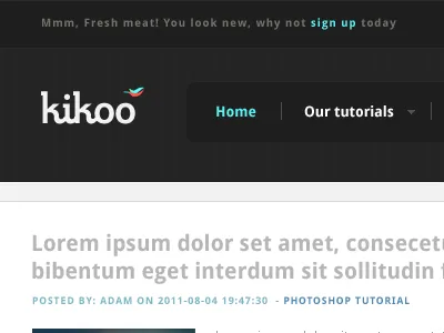 kikoo contrast dark gui logo nav