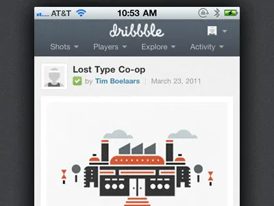 Adaptive shot adaptive dribbble iphone mediaqueries mobile wip
