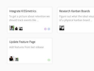 Kanban Board Feature Cards board features kanban mmf tasks visualization workflow