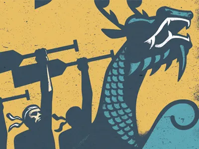 Dragonboat boat dragon poster