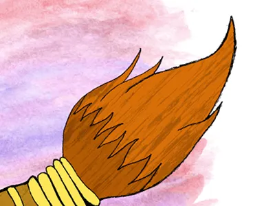 Brush illustration