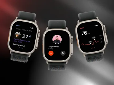 SmartWatch UI Design smartwatch ui watch uiux