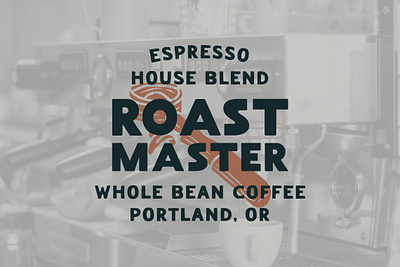 Roast Master Graphic Design brand branding coffee coffee brand coffee branding coffee design coffeeshop brand design design inspiration graphic graphic design hand drawn type work typography typography inspiration vintage vintage design vintage hand drawn vintage style vintage typography