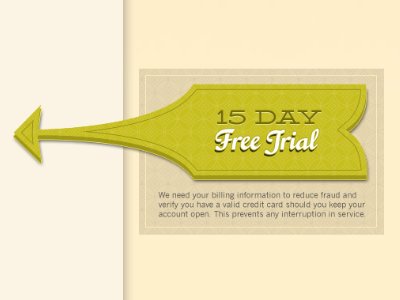 Free trial call out in sign up form form free trial sign up