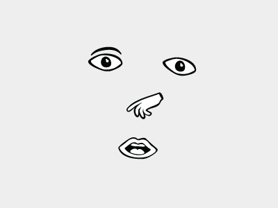 I don't even face hand inkpad ipad sketch