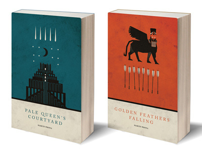 Mesopotamian Fantasy book covers design fantasy illustration typography