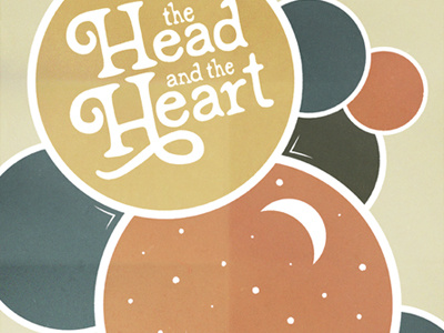 The Head and the Heart band music poster seattle the head and the heart tour