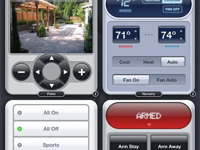 Home Automation App app clare controls home automation iclare ipad