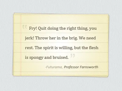 Notepaper blockquote blockquote notepaper paper quote