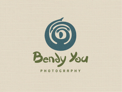 Bendy You Photography bend flexible fun logo logotype minimal modern natural person photography simple symbol yoga