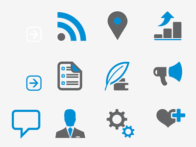 MCS Icons v2 corporate blog design icons website