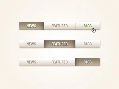 Tabs blog button featured navigation news tabs ui