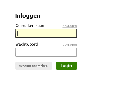 Login form button form login