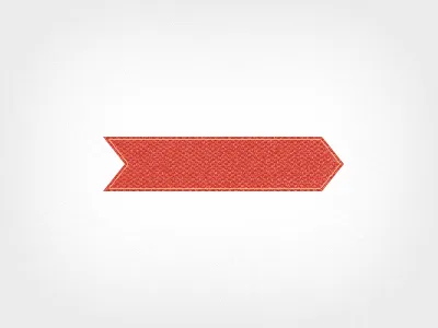 Little Ribbon Arrow arrow link ribbon sign textured