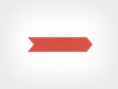 Little Ribbon Arrow arrow link ribbon sign textured