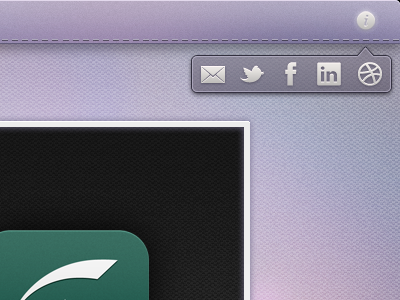 Portolfio : Tooltip ! app bubble contact i pop up portfolio texture tooltip ui design